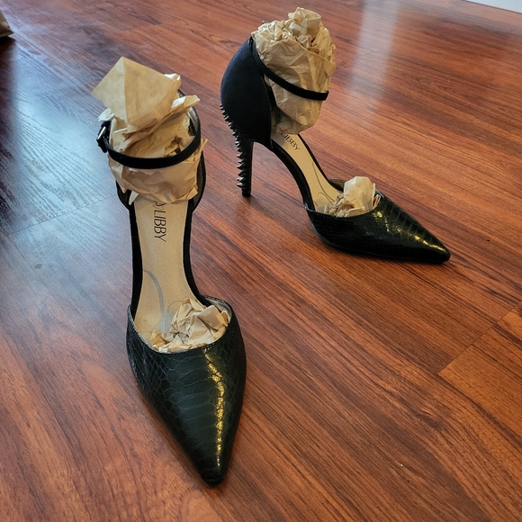 Sam & Libby Womens Spiked Stiletto Heels Ankle 9.5 - Picture 5 of 10